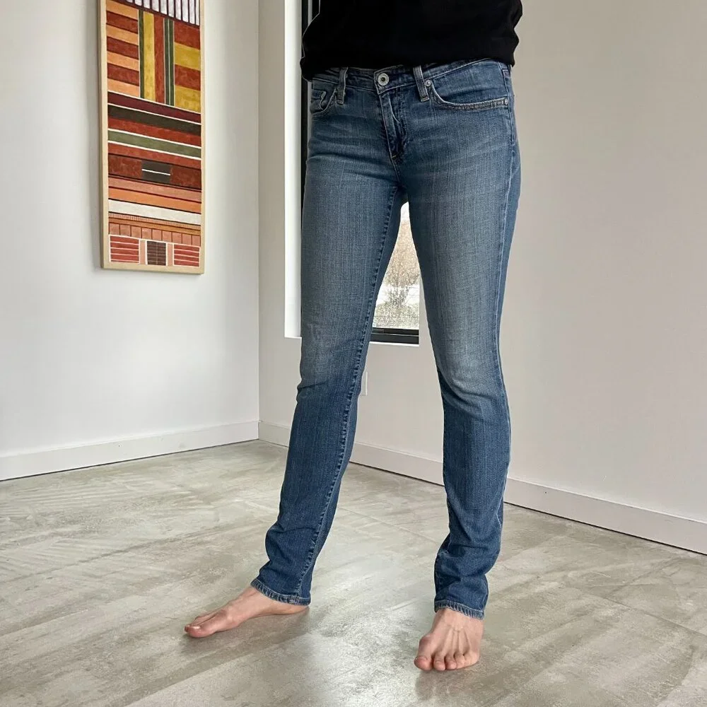 Adriano Goldschmied AG Stevie Slim Straight Jeans 27 - Picture 4 of 11